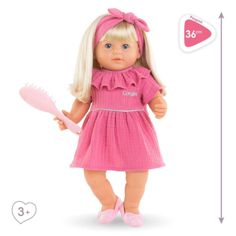 Corolle Jade sleeping eyes close-up demonstrates lifelike charm for bedtime storytelling.