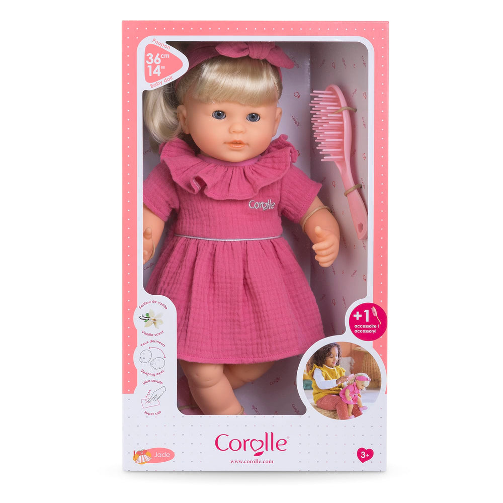 Corolle Mon Premier collection dressed doll demonstrates premium French design.
