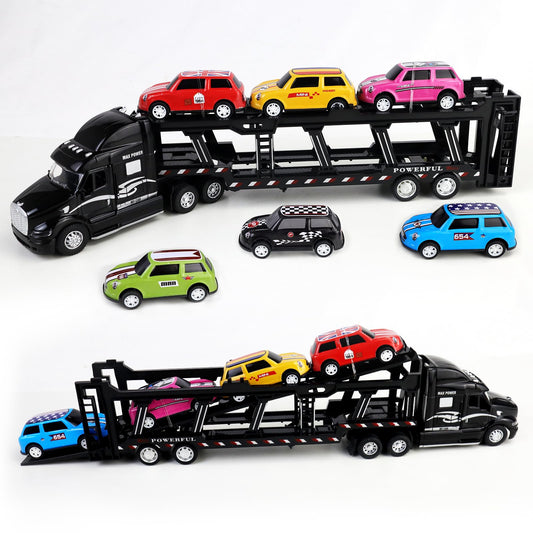 CORPER TOYS diecast pull-back carrier truck for imaginative play and learning