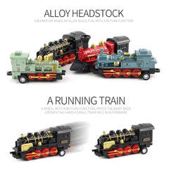 CORPER TOYS mini train black engine for classic play and easy handling