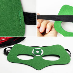 Corpower soft felt eye masks provide comfortable wear for long party sessions