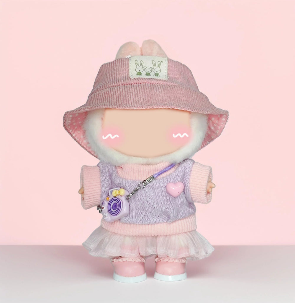 Coruja 17cm doll outfit floating tulle skirt for dreamy movement