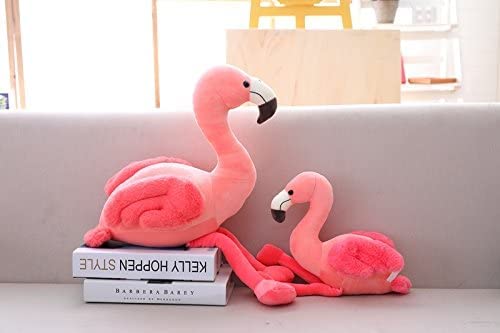 COSGOO flamingo plush with durable stitching for long-lasting fun.