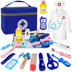 COSILY wooden stethoscope for kids aids imaginative medical role-play.
