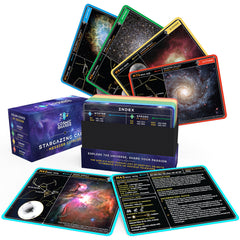 Cosmic Shards Stargazing Cards front star map guides beginners during observation