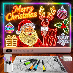 Cosmody LED drawing board front view with large surface for creative sessions