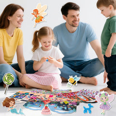 Cosomia 3D-embossed stickers add tactile depth to scenes
