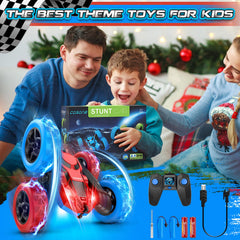 Cosone RC car gift set includes batteries and cable for quick play.