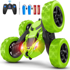Cosone remote control car performing a 360-degree spin for indoor fun