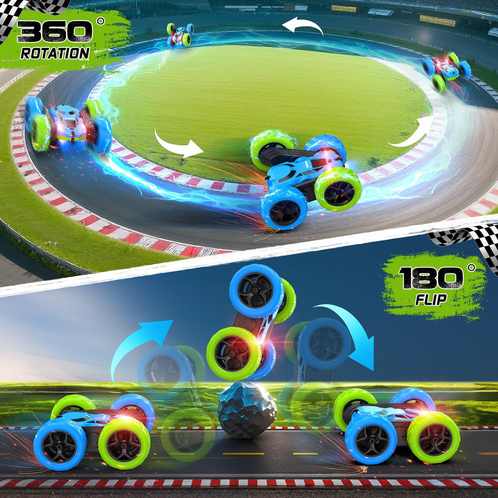 Cosone remote-control car soft rubber tires protect floors and pets during play.