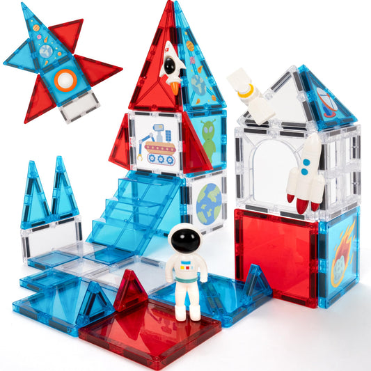 cossy space tiles rocket tile secures stable rocket builds for imaginative play