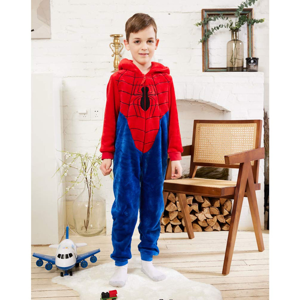 COSUSKET blue-red pajama warm yet lightweight fleece for chilly days