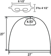 COTATERO cape neck closure close view showing secure fit