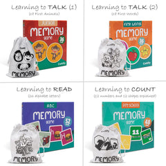 Cottify includes drawstring pouch for easy portability and on-the-go learning.