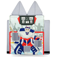Couch Swag Hockey Play Panel front view with goal targets for solo practice.