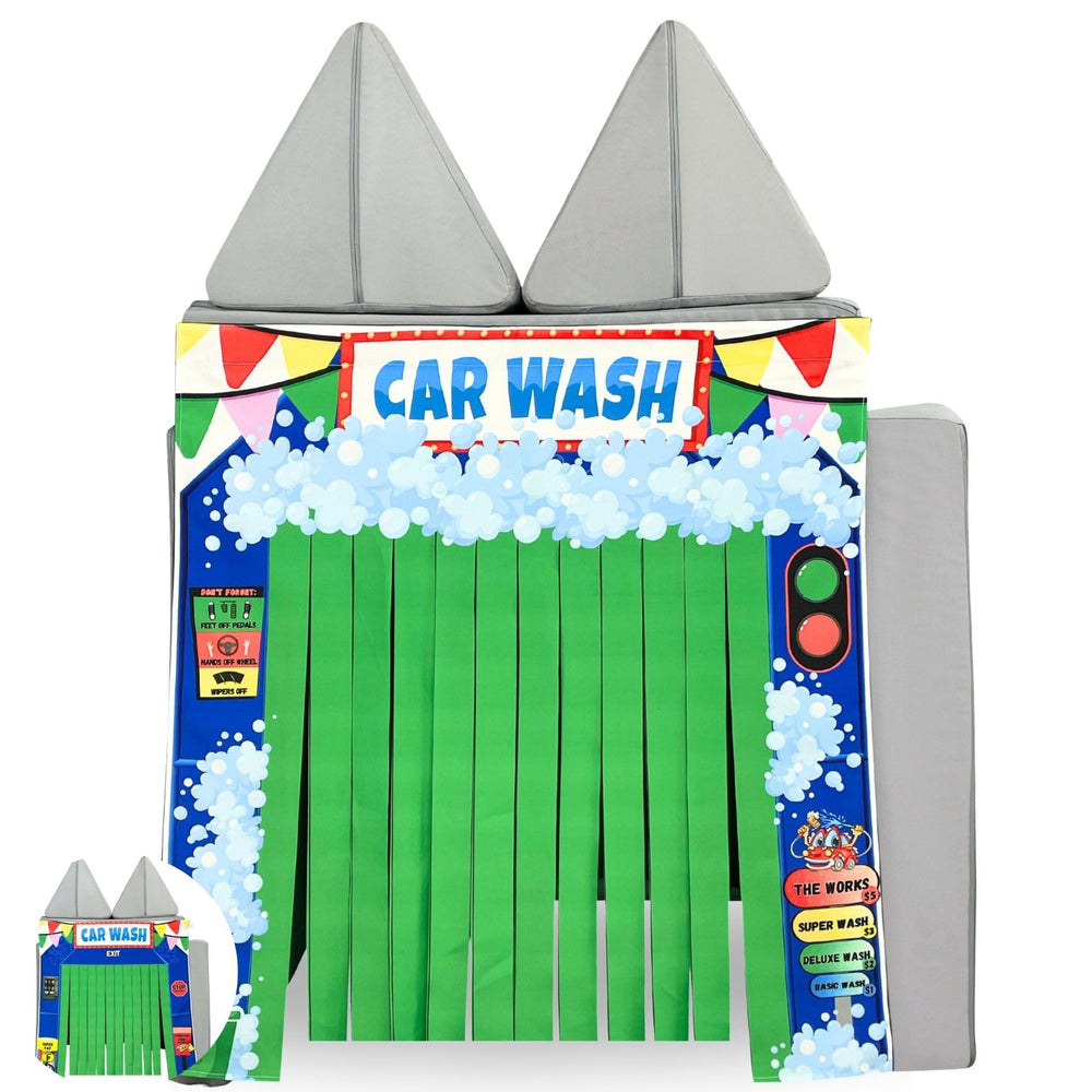 Couch Swag Play Panel car wash front view for imaginative play