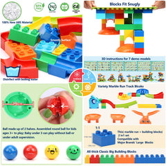 COUOMOXA large-building blocks compatible with classic bricks for creative construction.