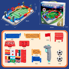 COUOMOXA mini football with goal bell and scoreboard for authentic play