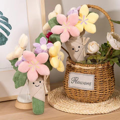 Courtco flower plush birthday gift brings cheerful charm to rooms