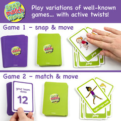 Covelico exercise cards for kids classroom use supports active learning