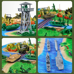 Covsen Army Men detailed figures enhance imagination and motor skills.