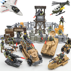 Covsen Army Men playset overview with varied figures for imaginative battles