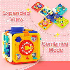 Covsen Busy Cube textures provide sensory play and curiosity