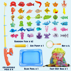 CozyBomB water table games show poles and magnets for learning through play