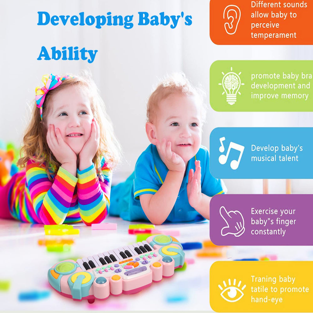Cozybuy record and playback helps kids hear and imitate melodies.