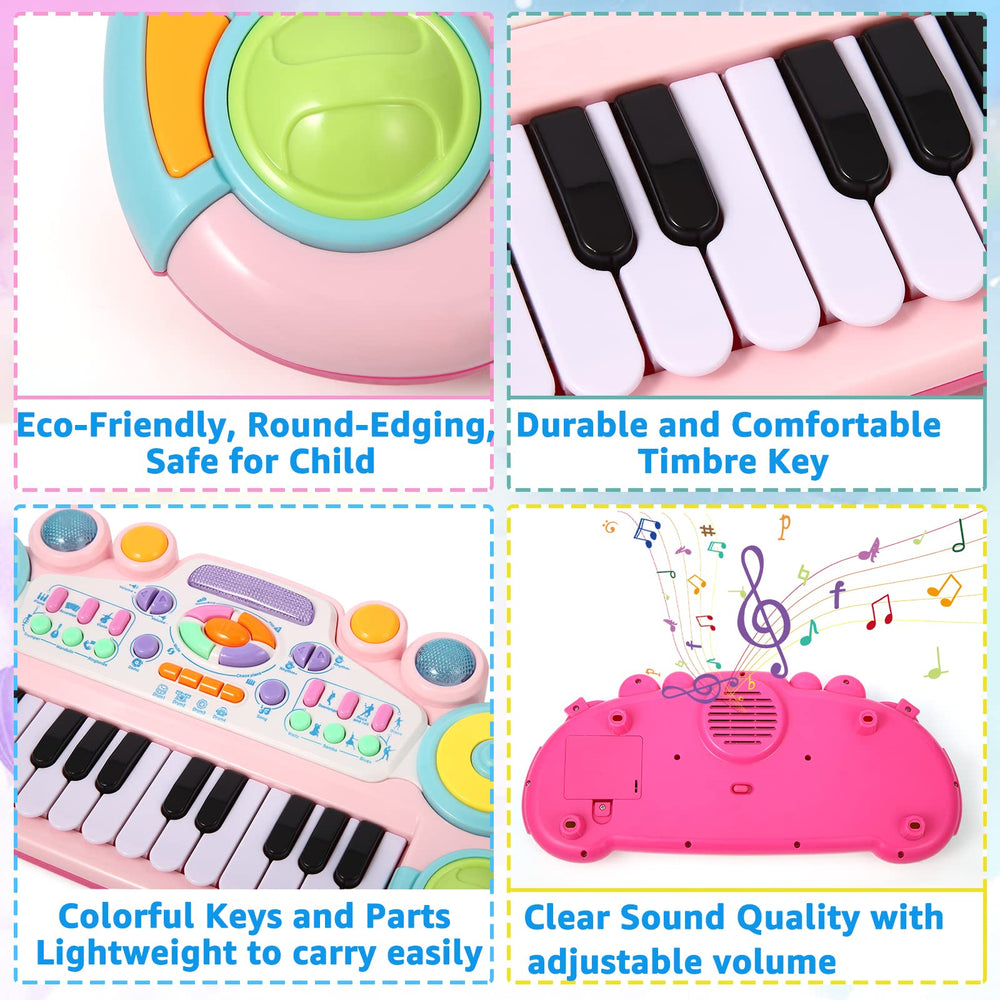 Cozybuy six tones and six rhythms expand sound options during playtime.