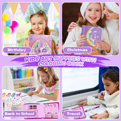 CozyJoyz shatter-resistant case and bright colors, long-lasting art supplies for kids.