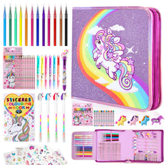CozyJoyz Unicorn Washable Marker Set box, a mess-free start to kid-friendly art.