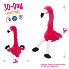 CozyWorld flamingo toy packaged as a ready-to-gift present.