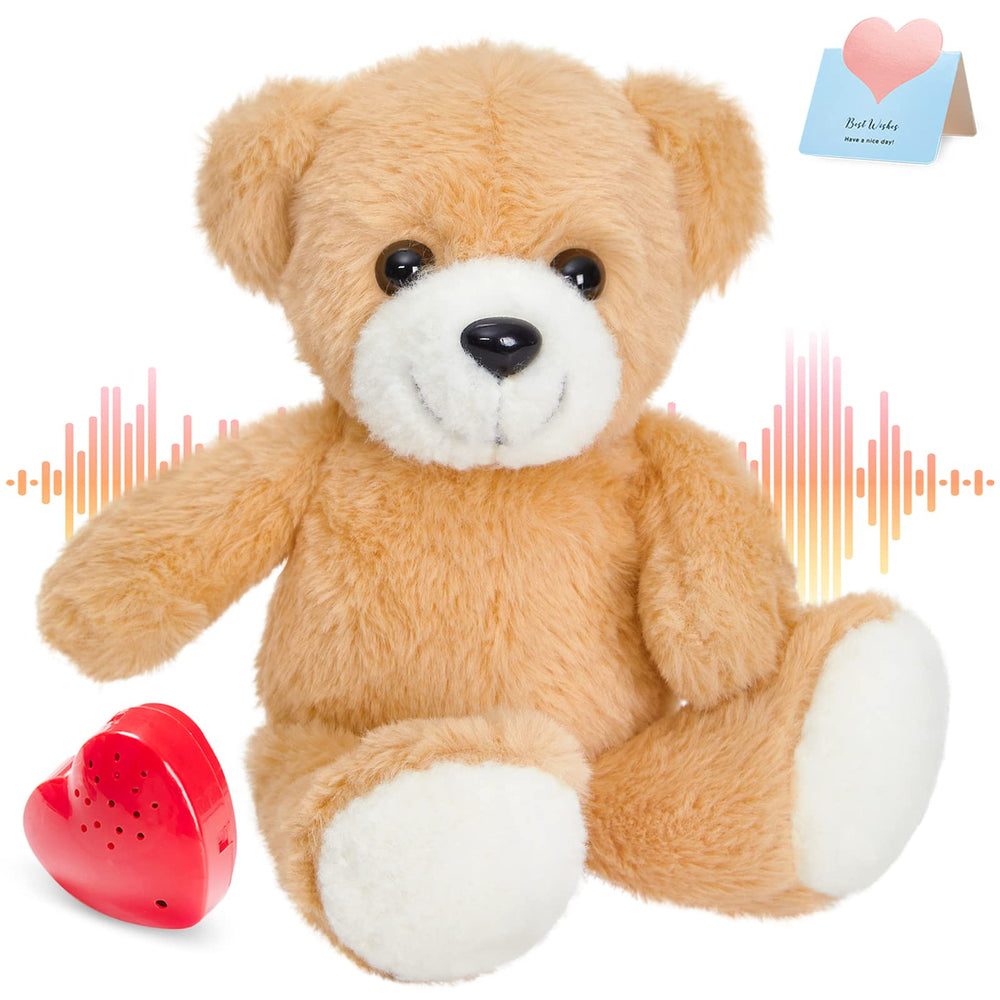 CozyWorld heartbeat bear front view, gentle companion for kids.