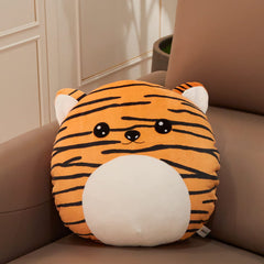 CozyWorld tiger plush cushion: versatile home decor accent.