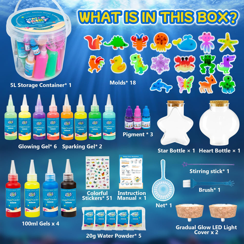 Craft Spot 100ml color gels for vibrant sea creatures