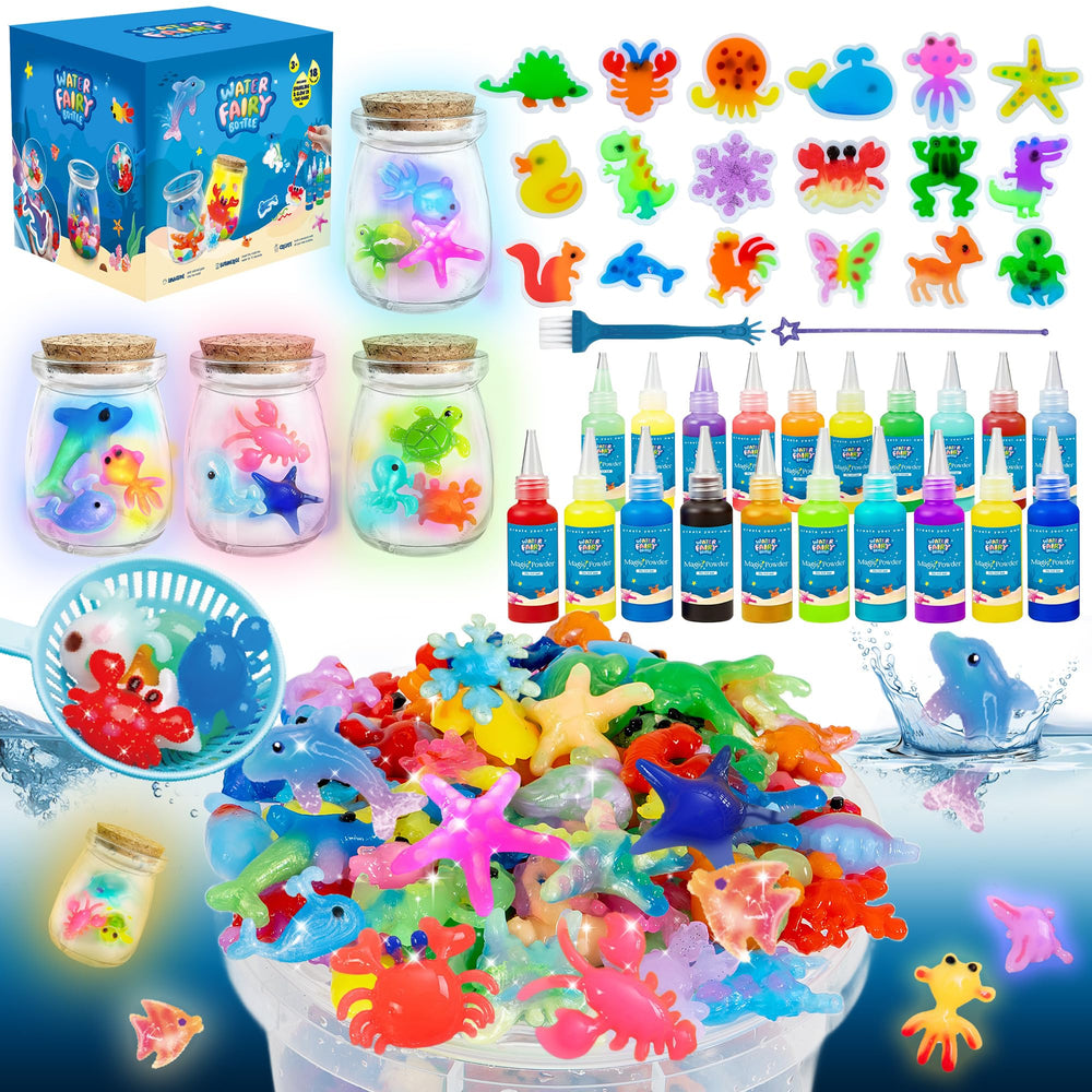 Craft Spot water fairy kit molds help kids shape durable underwater creatures.