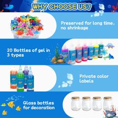 Craft Spot sea creature molds enable imaginative ocean scenes.