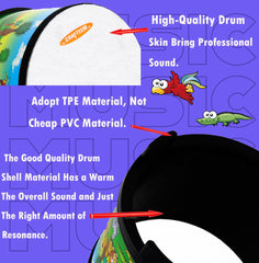 CRAFTEEM drum set requires no setup for instant musical play.