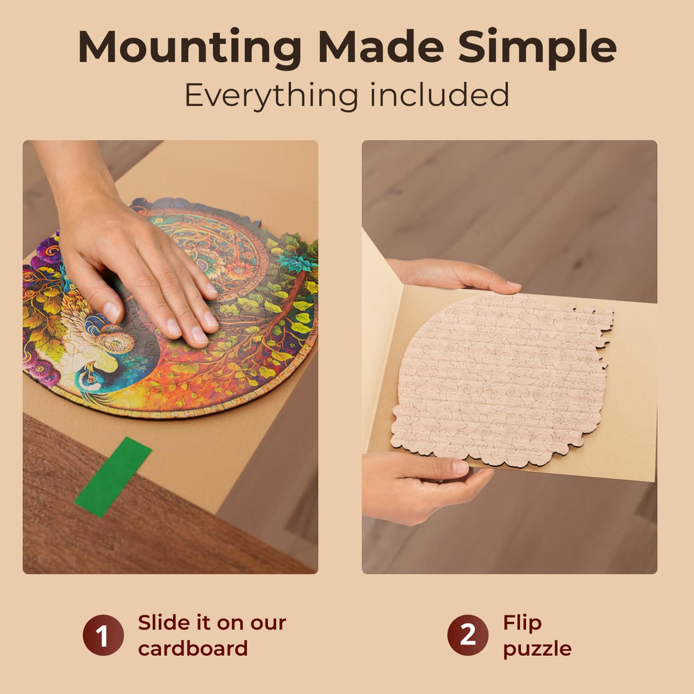 CRAFT HUB Puzzle Saver table grip stickers secure the flipper in place