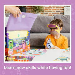Craftikit crafts for ages 3-10 offer scalable fun and learning.