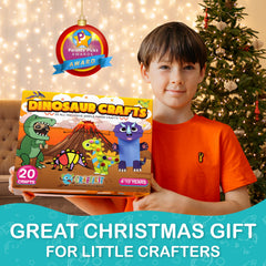 Craftikit dinosaur crafts for kids ages 3-10 spark independent play and imagination.