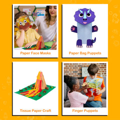 Craftikit festive dinosaur gift idea that encourages ongoing creative play.