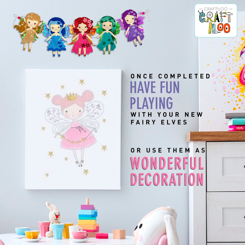 Craftiloo fairy dolls ready for imaginative play and storytelling