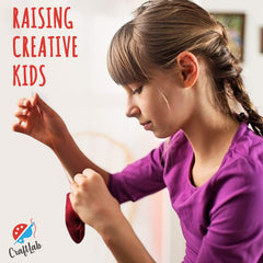 Completed CraftLab woodland animals projects ready for display