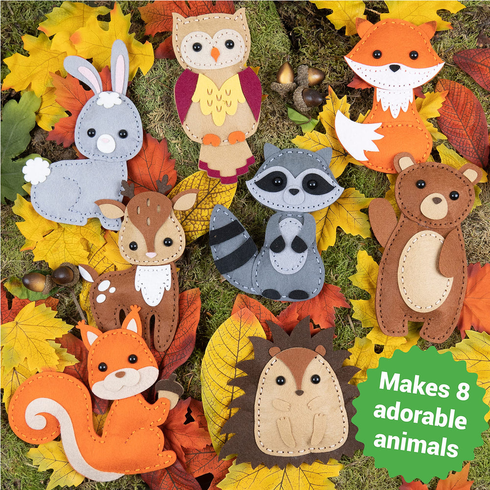 Craftorama Sewing Kit for Kids contains stuffing and backings for finishing touches.