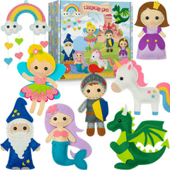 Craftorama Sewing Kit for Kids with beginner-friendly felt animals for easy stitching.