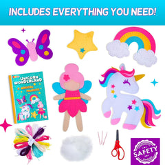 CRAFTSBEE Included floss and needles ensure safe, mess-free projects.