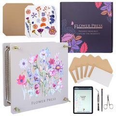 Crafty and Paper extra large flower press cover showing sturdy wood construction.