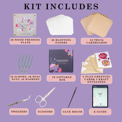 Crafty and Paper flower press 10-layers in action for multi layer pressing.